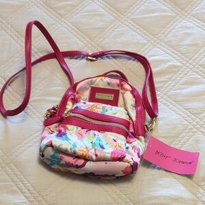 Betsey Johnson Multicolor Floral Mini Bag